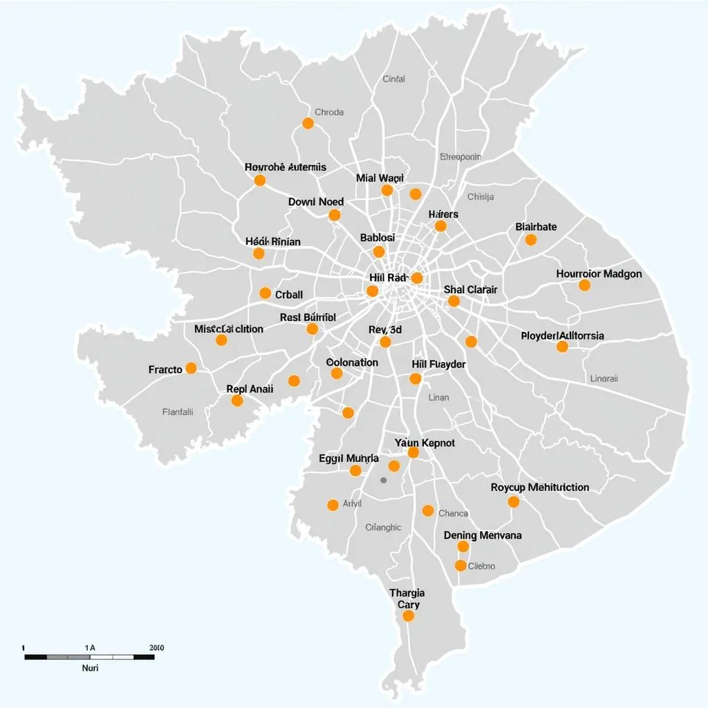 Bản đồ các trường đại học tại Hà Nội