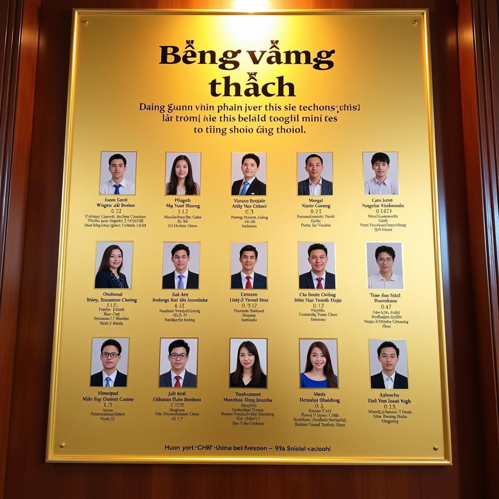 Bảng vàng thành tích THPT Gia Định