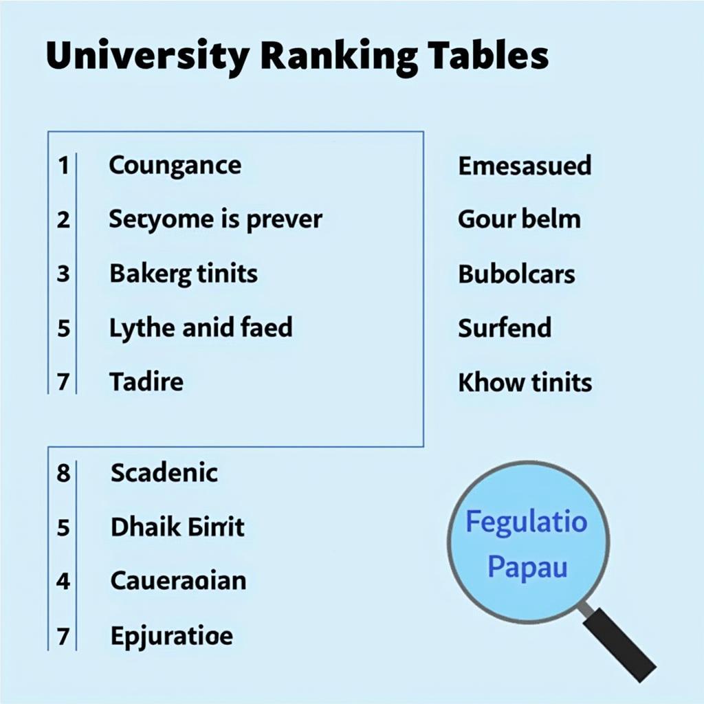 Global University Rankings