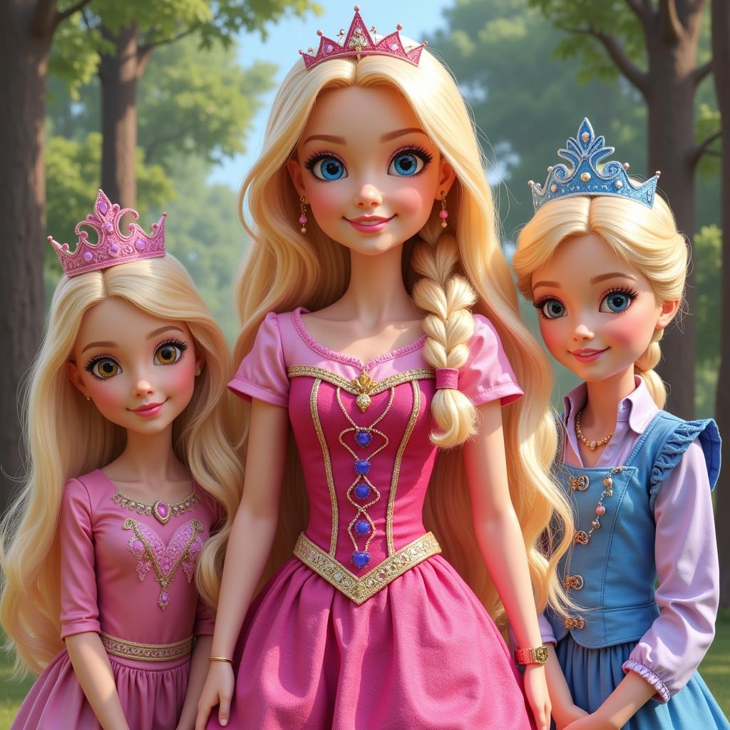 Các nhân vật chính trong phim Barbie Trường Học Công Chúa Vietsub