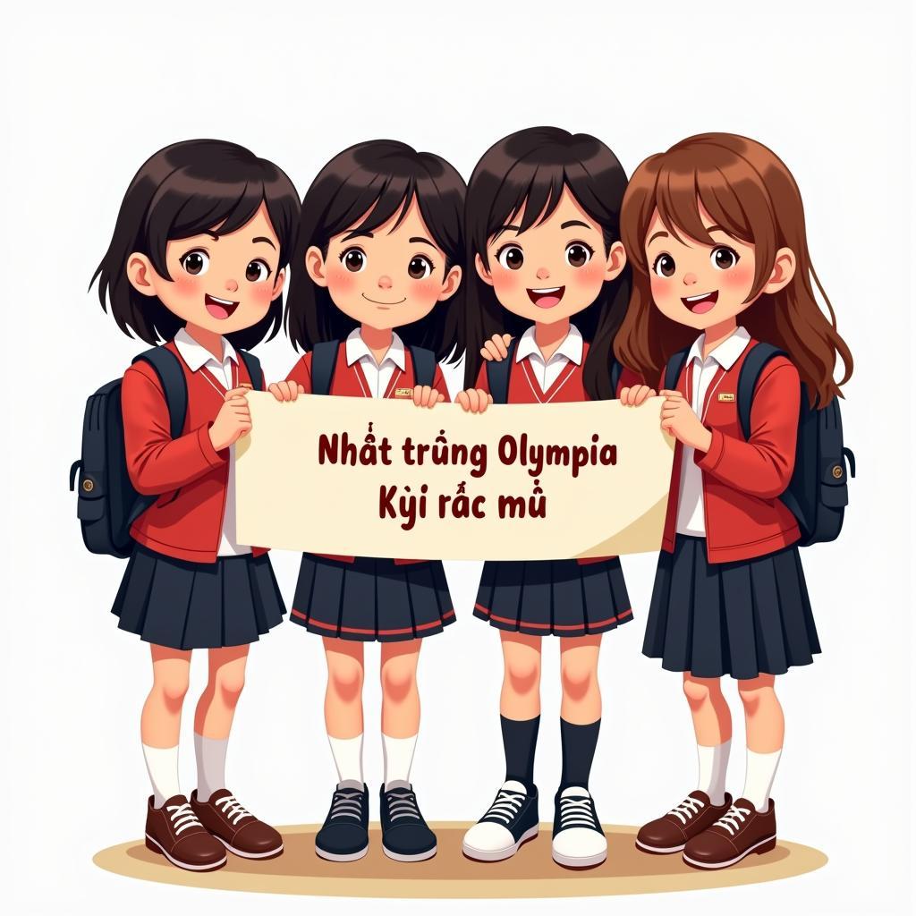 Các thí sinh Nhật trường Olympia