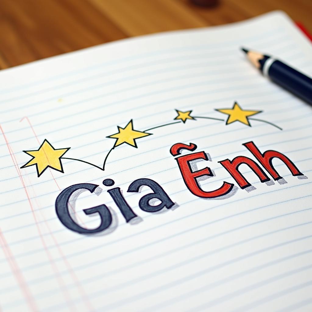 Cách ký tên trường Gia Định