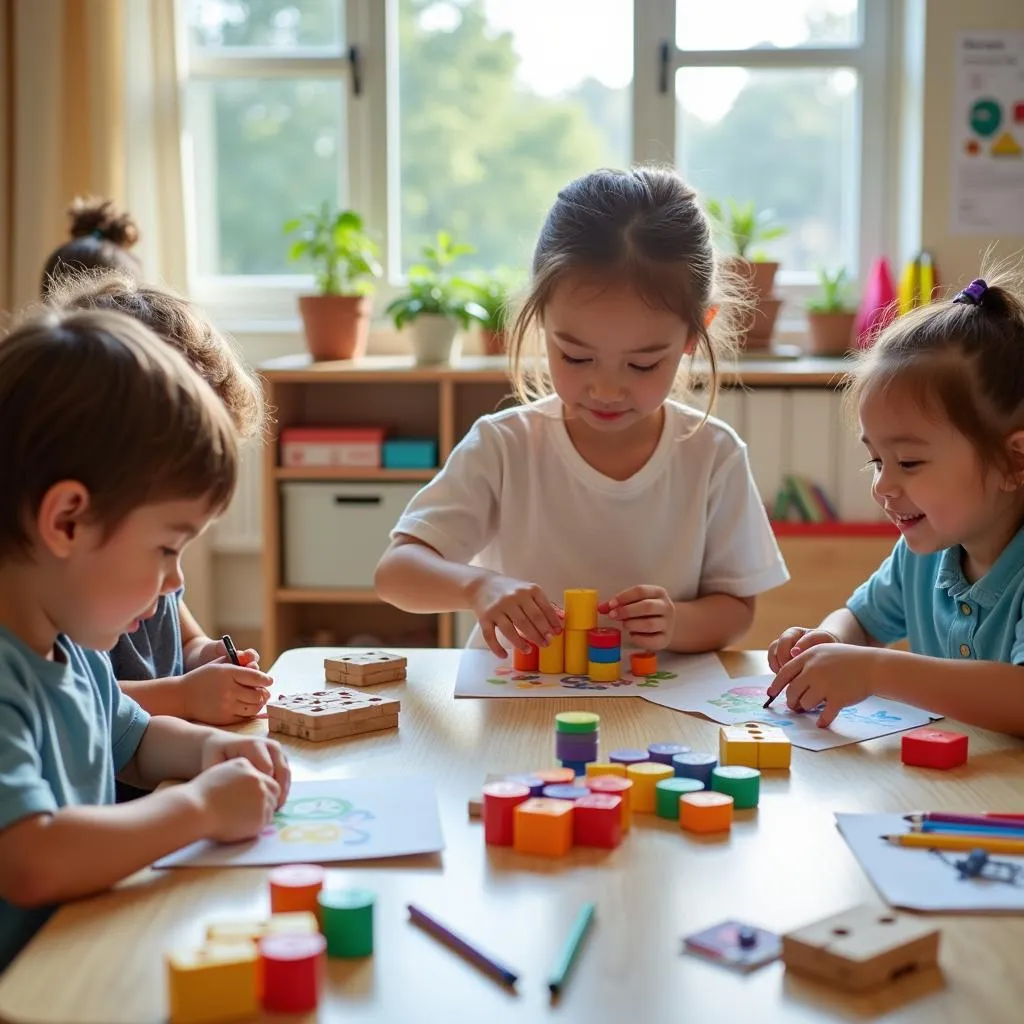 Advanced education program at Hoang Anh Kindergarten