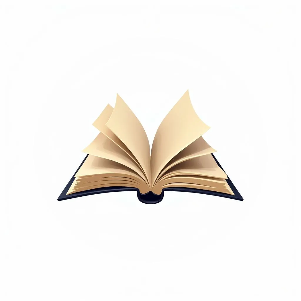 Open book in Vinh University logo