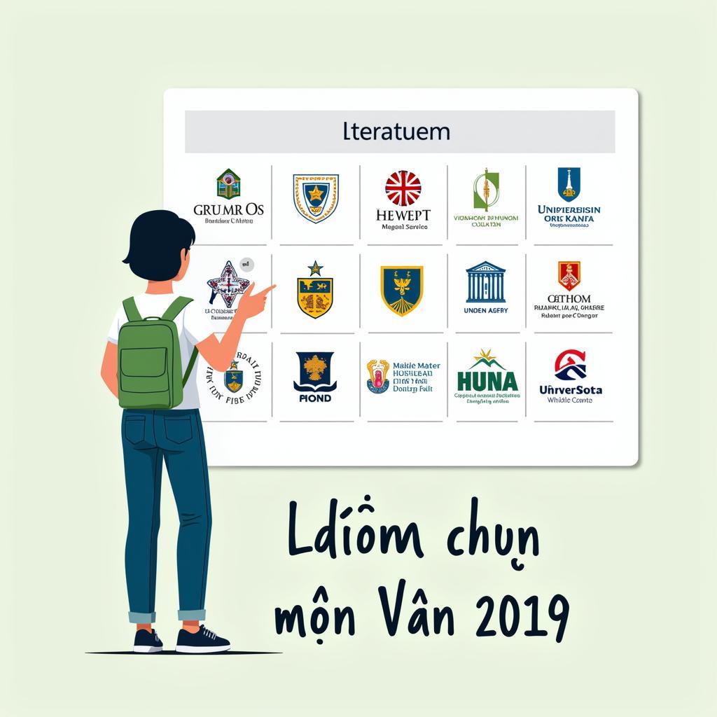 Điểm chuẩn môn Văn 2019 các trường đại học