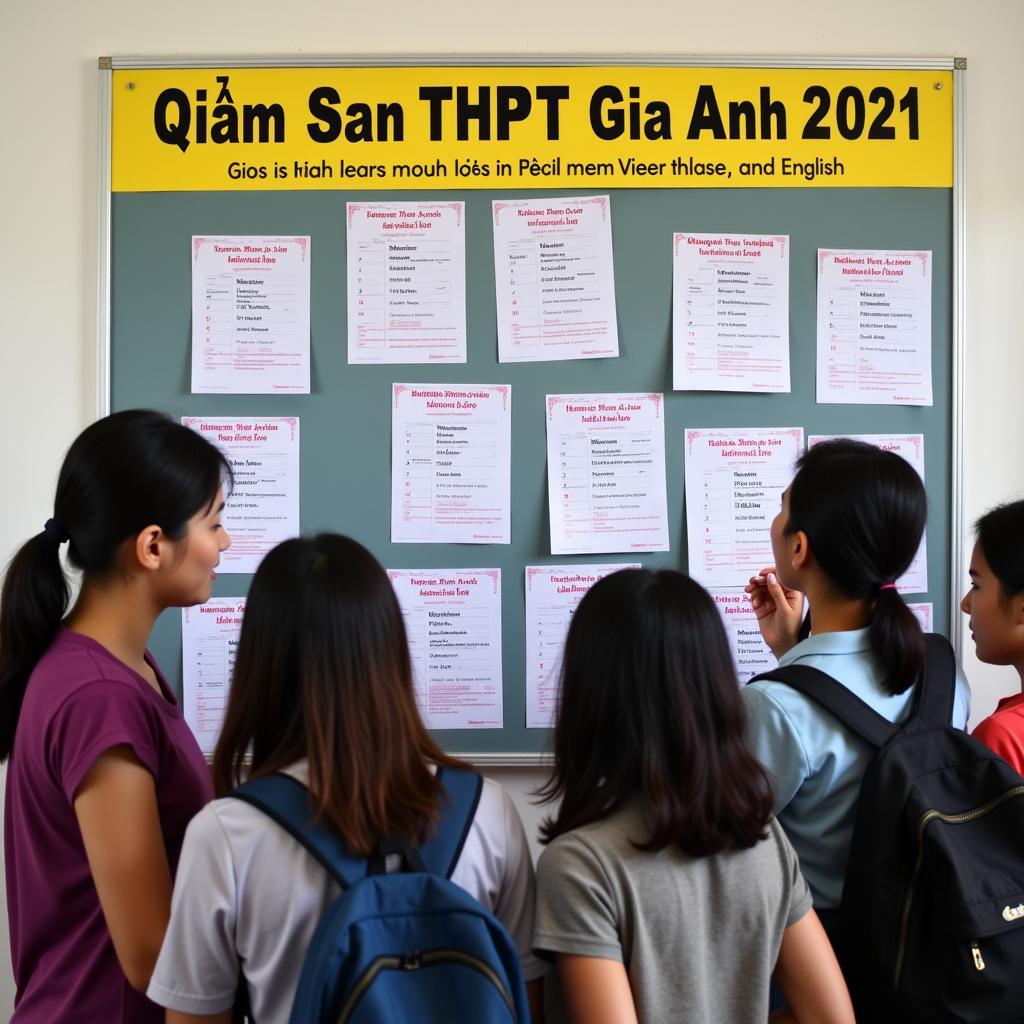 Điểm Sàn THPT Gia Định 2021