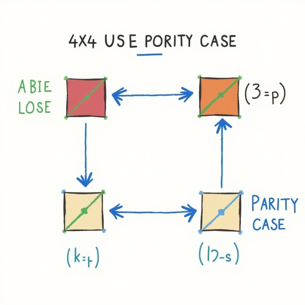 giải rubik 4x4 công thức parity