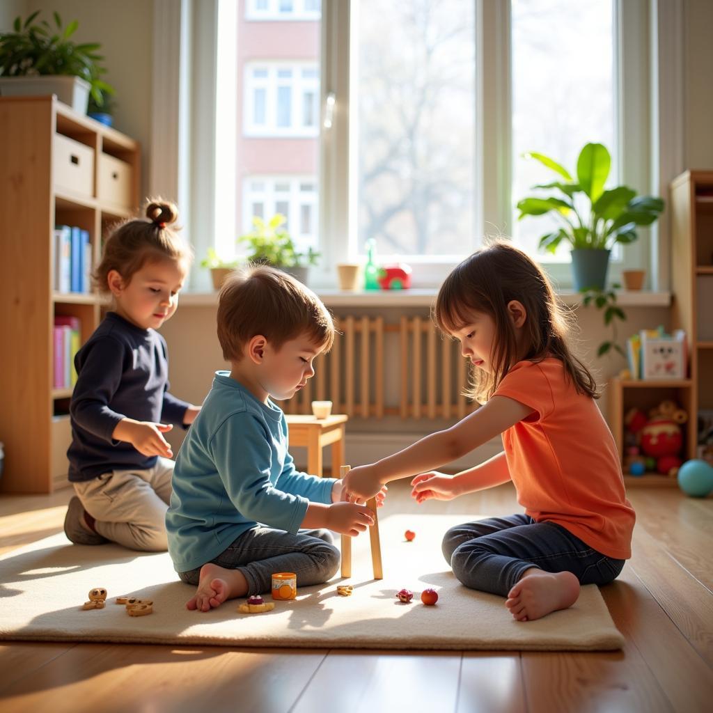 Giáo dục Montessori tại trường mầm non