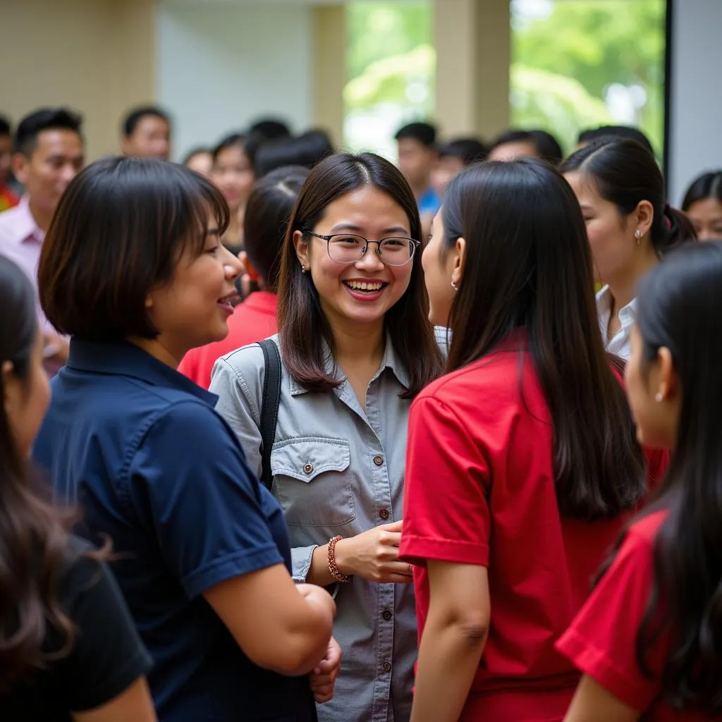 Giao lưu giữa phụ huynh và giáo viên