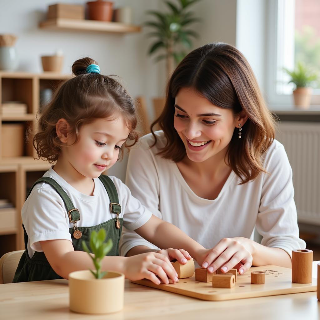 Giáo viên Montessori tại Mia