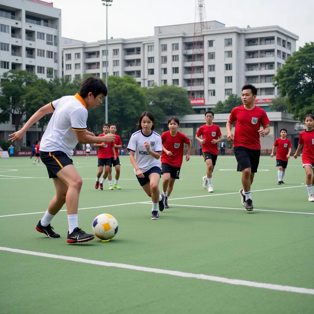 Học sinh THPT Phong Điền tham gia hoạt động ngoại khóa