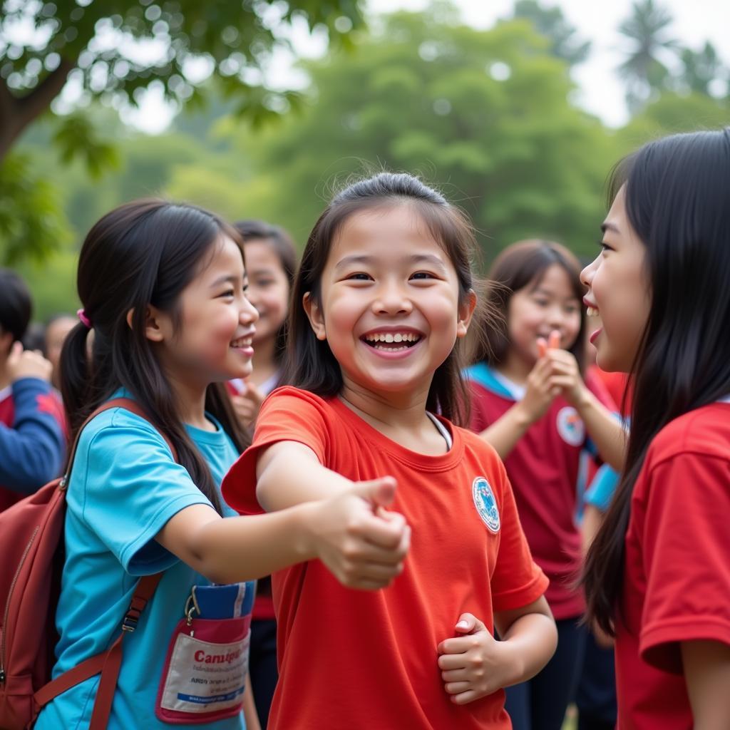 Outdoor activities at THPT Gia Định