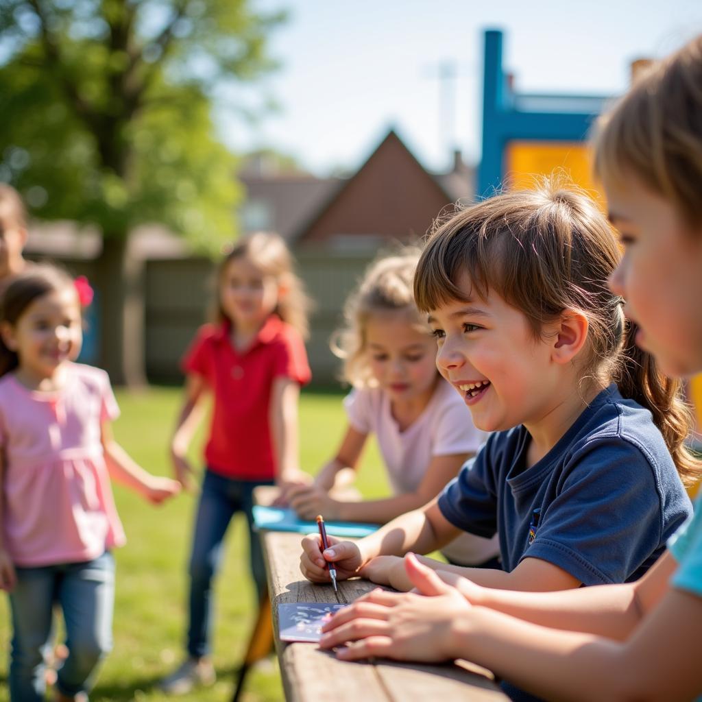 Outdoor activities at kindergarten 19 5