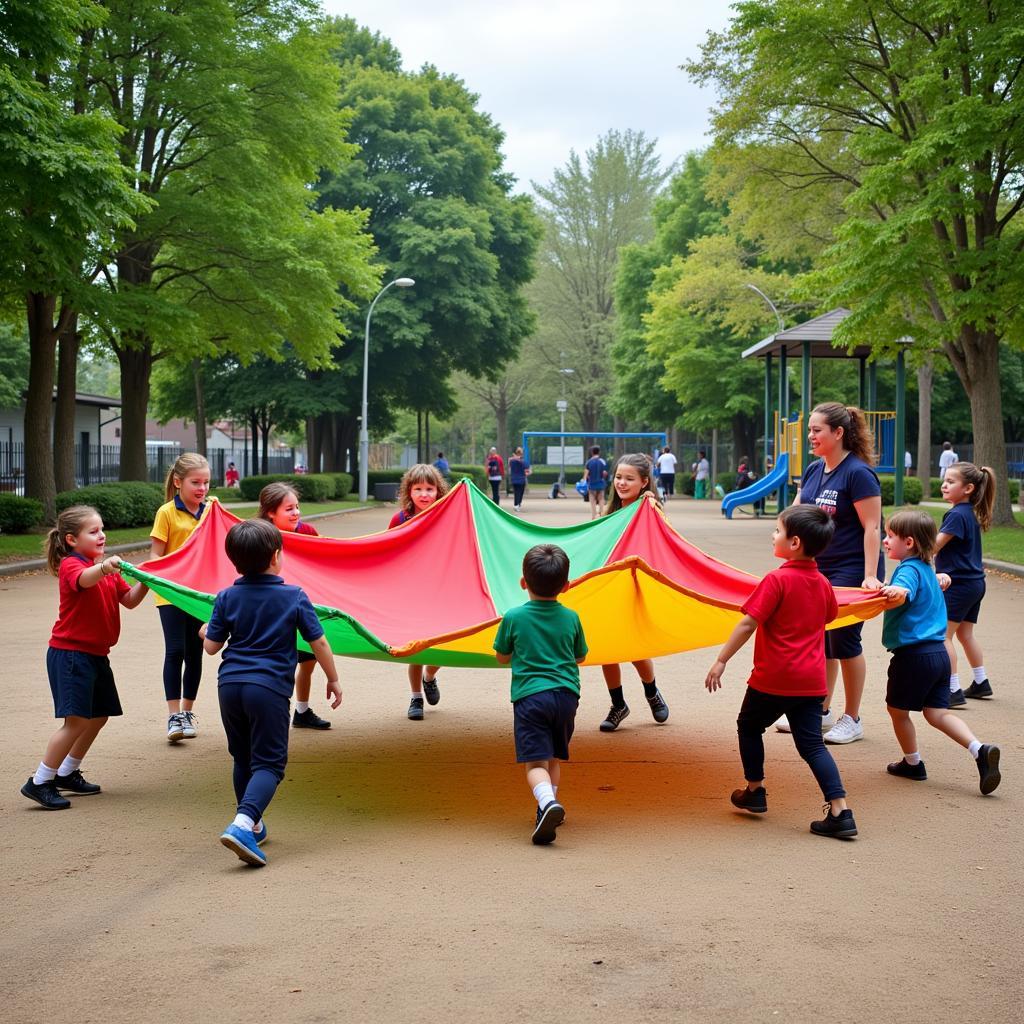 Outdoor activities at 2b Kindergarten