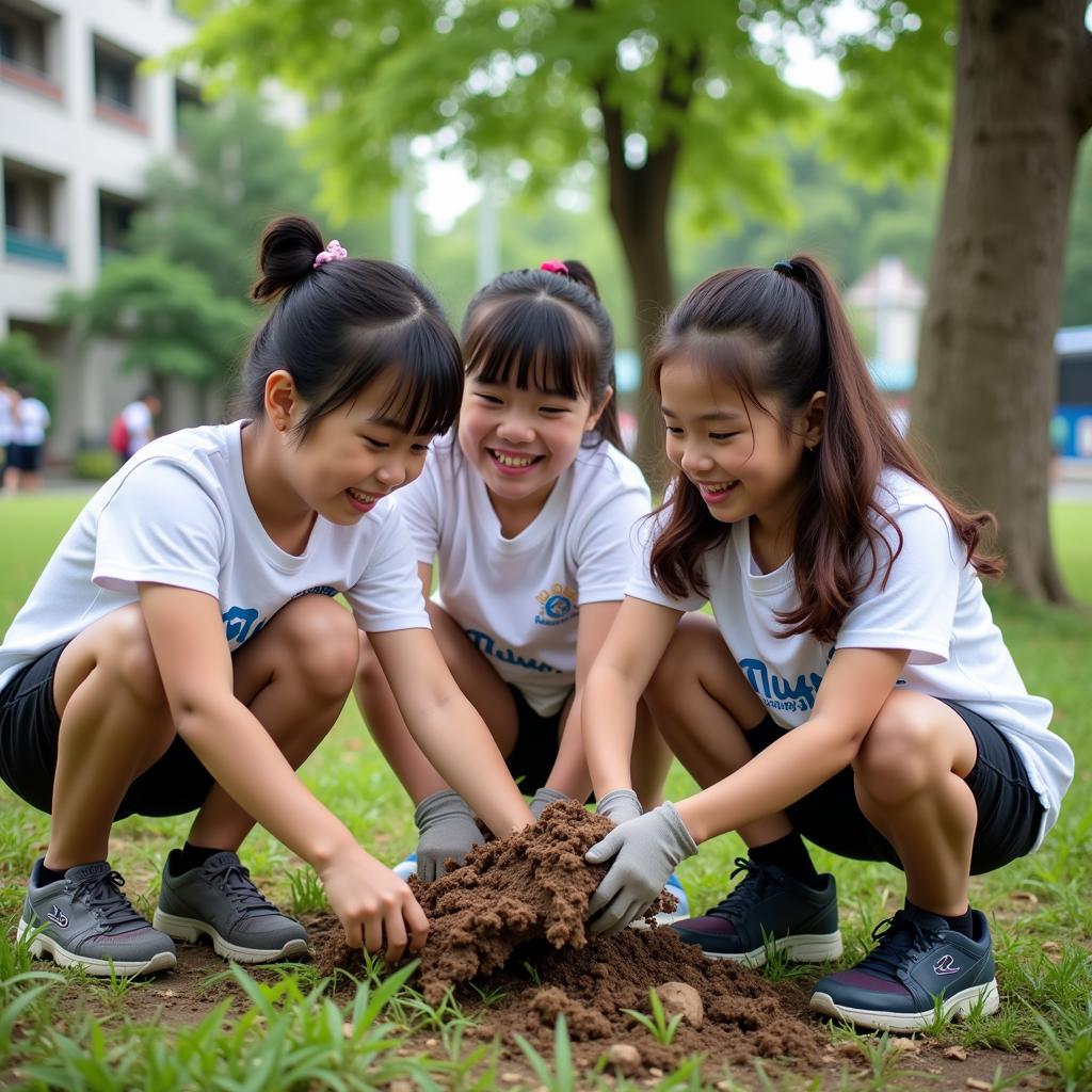 Hoạt động ngoại khóa trường Nguyễn Tấn Minh