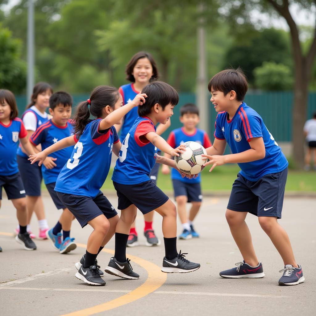 Hoạt động ngoại khóa sôi nổi tại trường Tiểu học Nhân Hòa