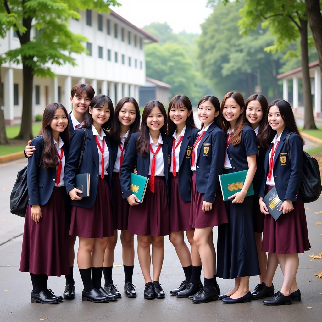 Trần Hưng Đạo High School Students