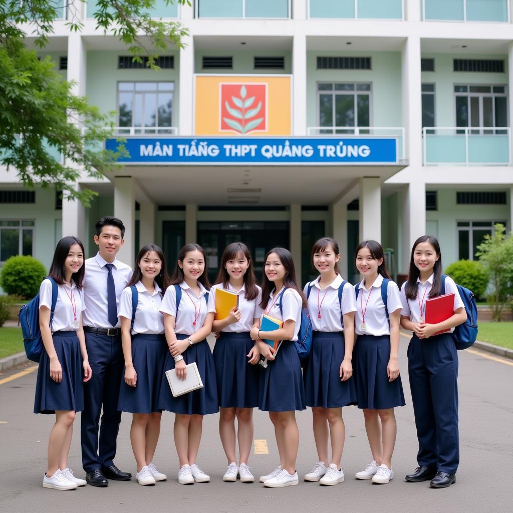 Học sinh trường Quang Trung Hà Đông