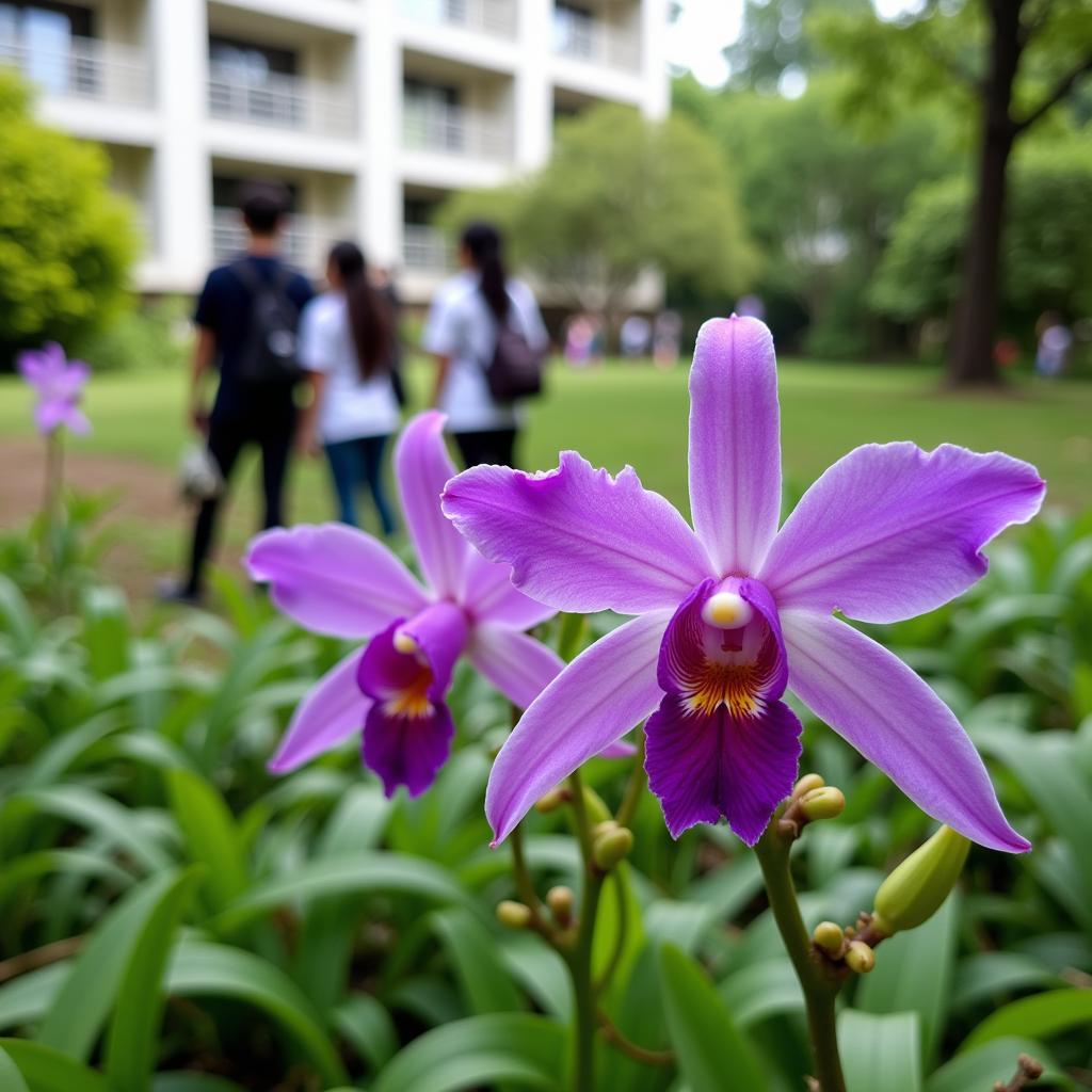 Lan Dendro Trường Sơn tại THPT Gia Định