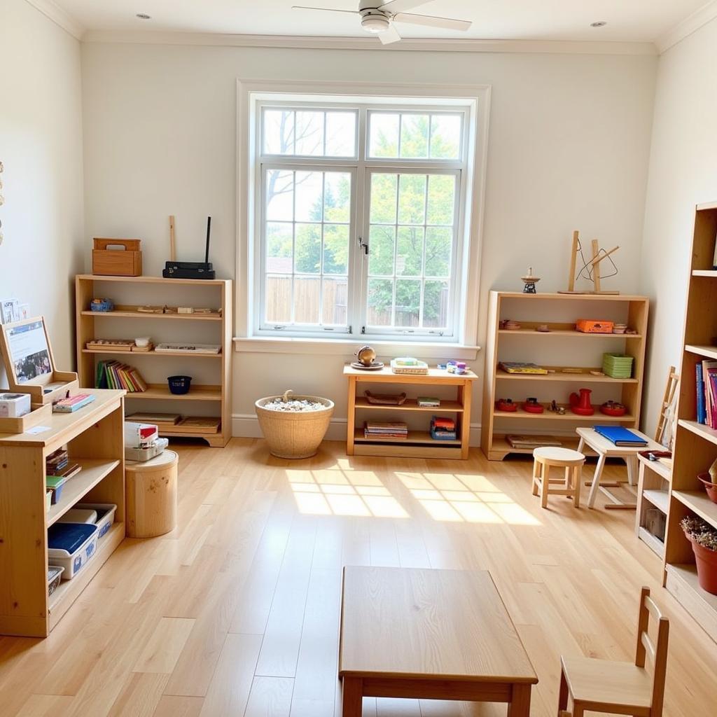 Lớp học Montessori tại Little Sol