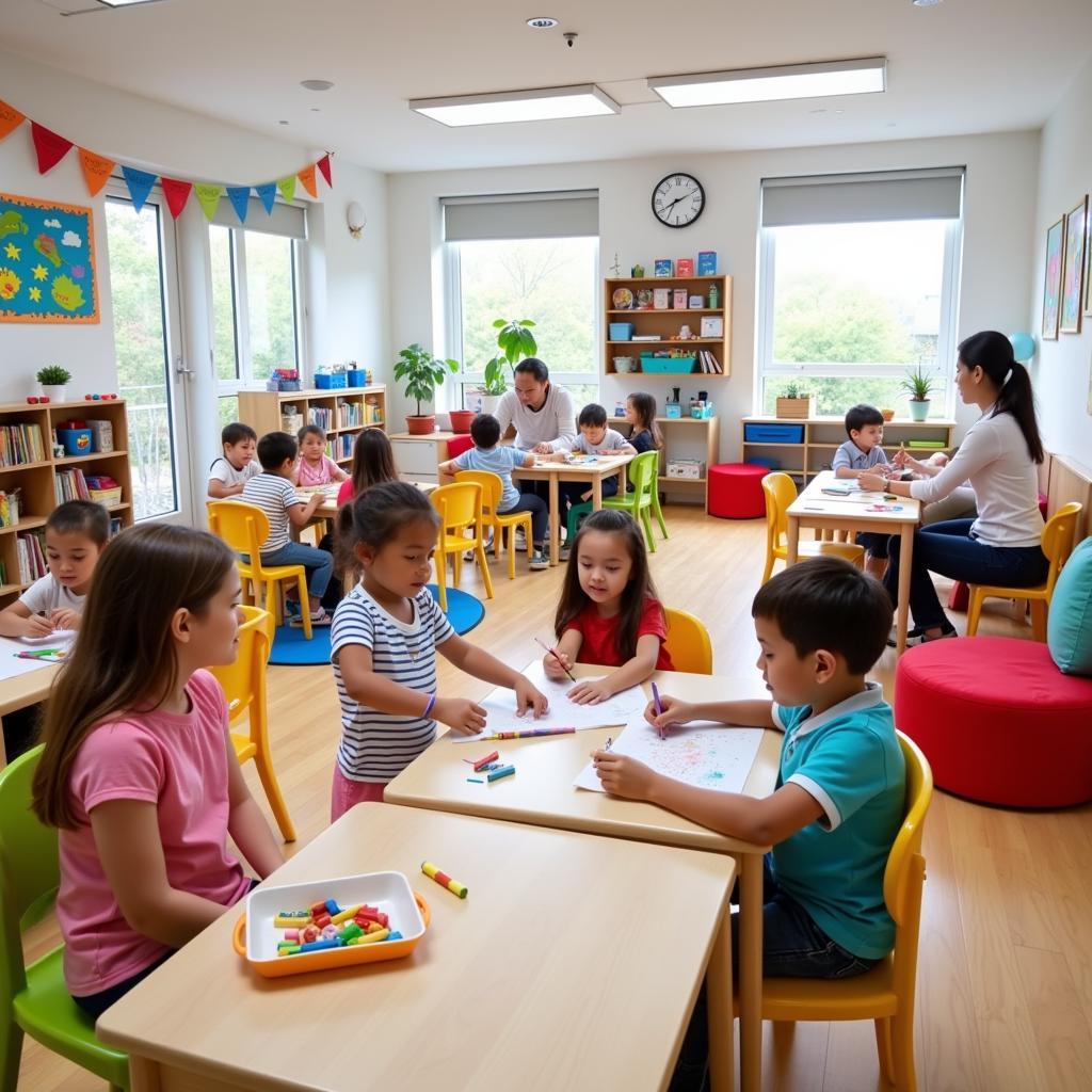 Classroom at Cam Tu Kindergarten