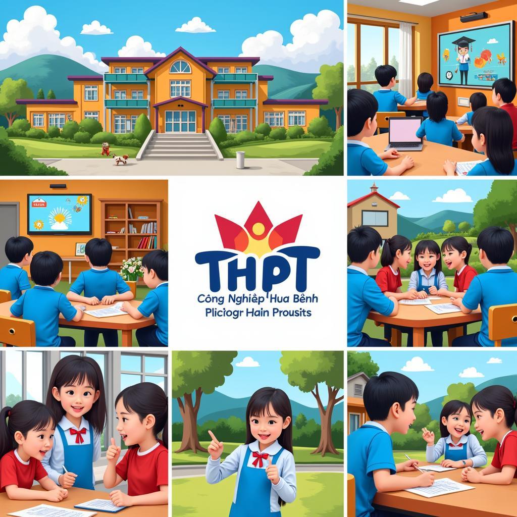 Môi trường học tập năng động tại THPT Công Nghiệp Hòa Bình