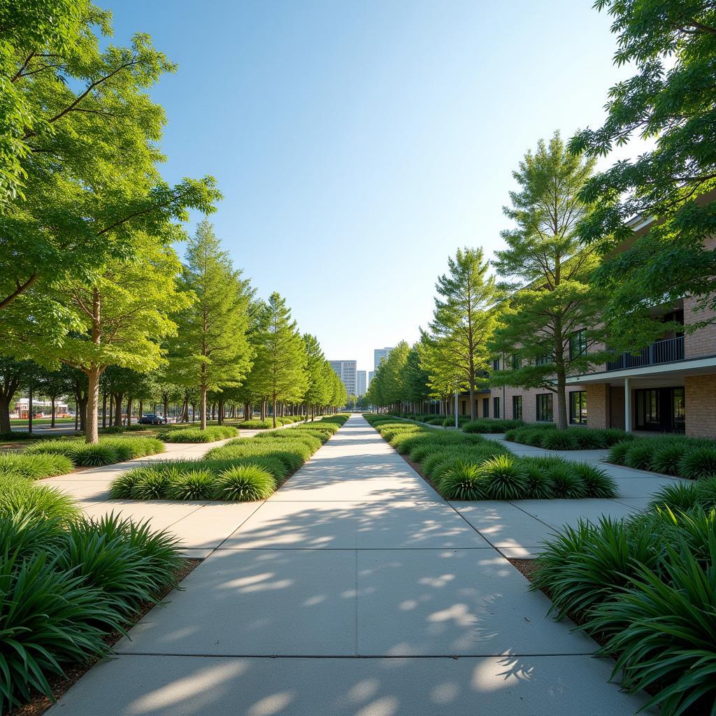 Green space at Amata Industrial Park Square