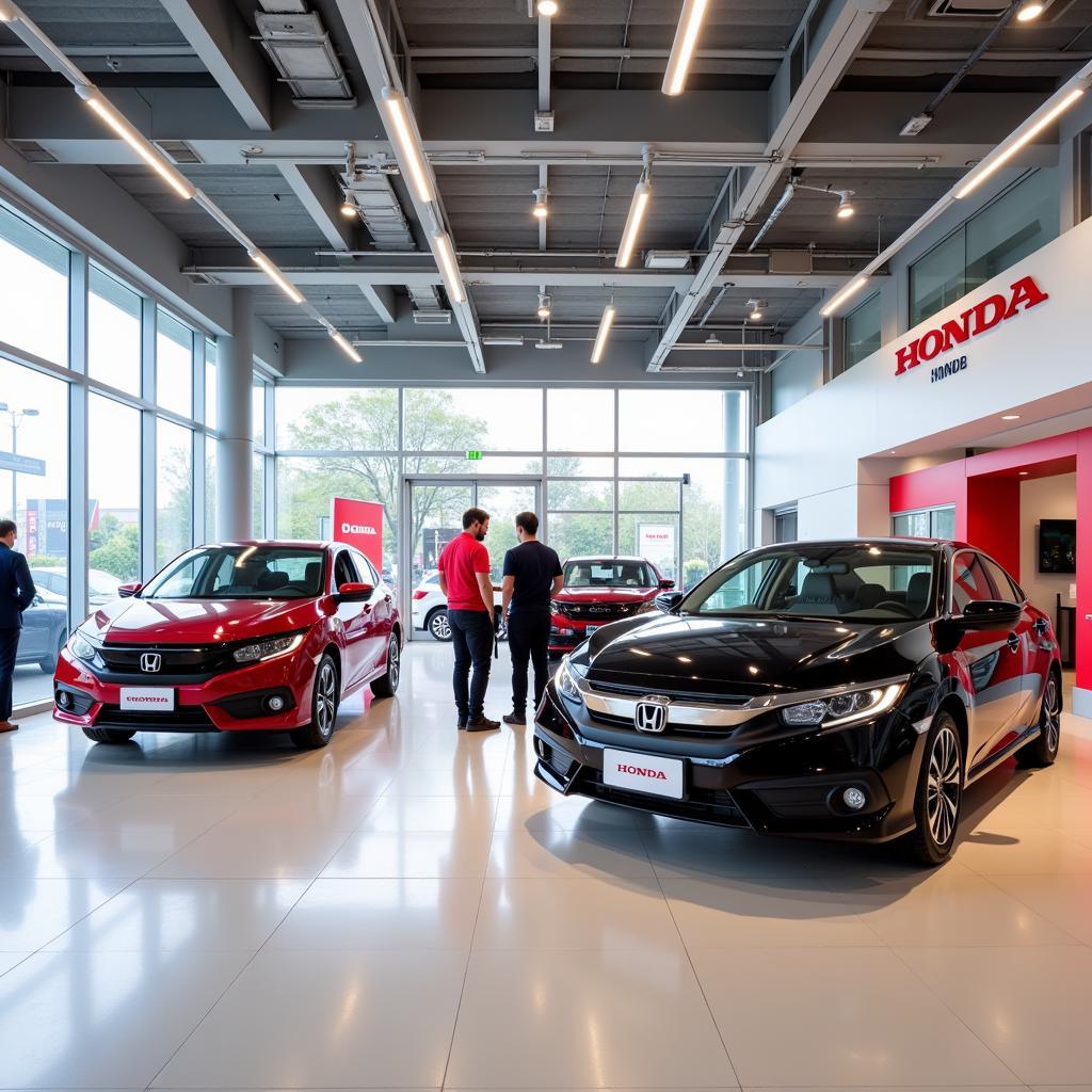 Showroom hiện đại của Honda Trường Chinh