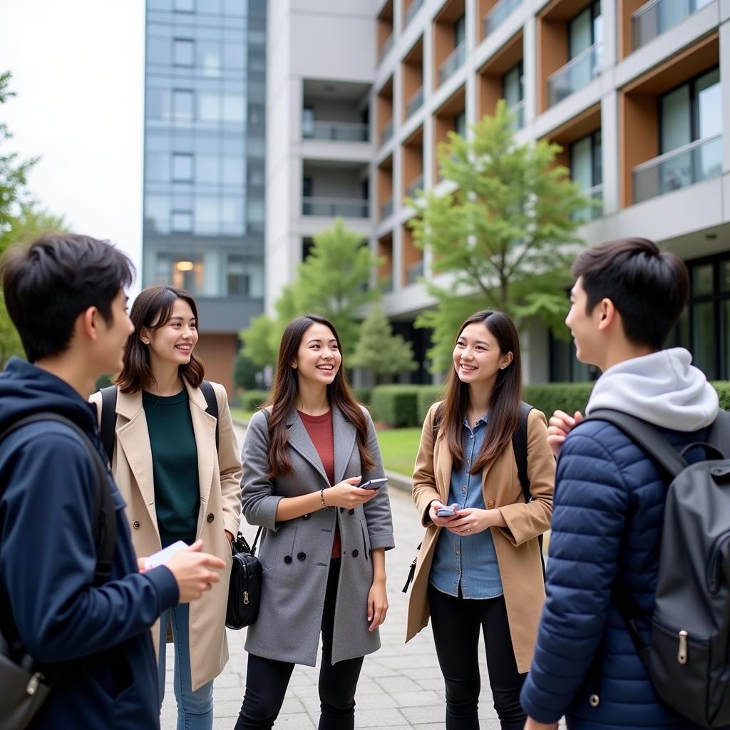 Sinh viên đại học ở Osaka