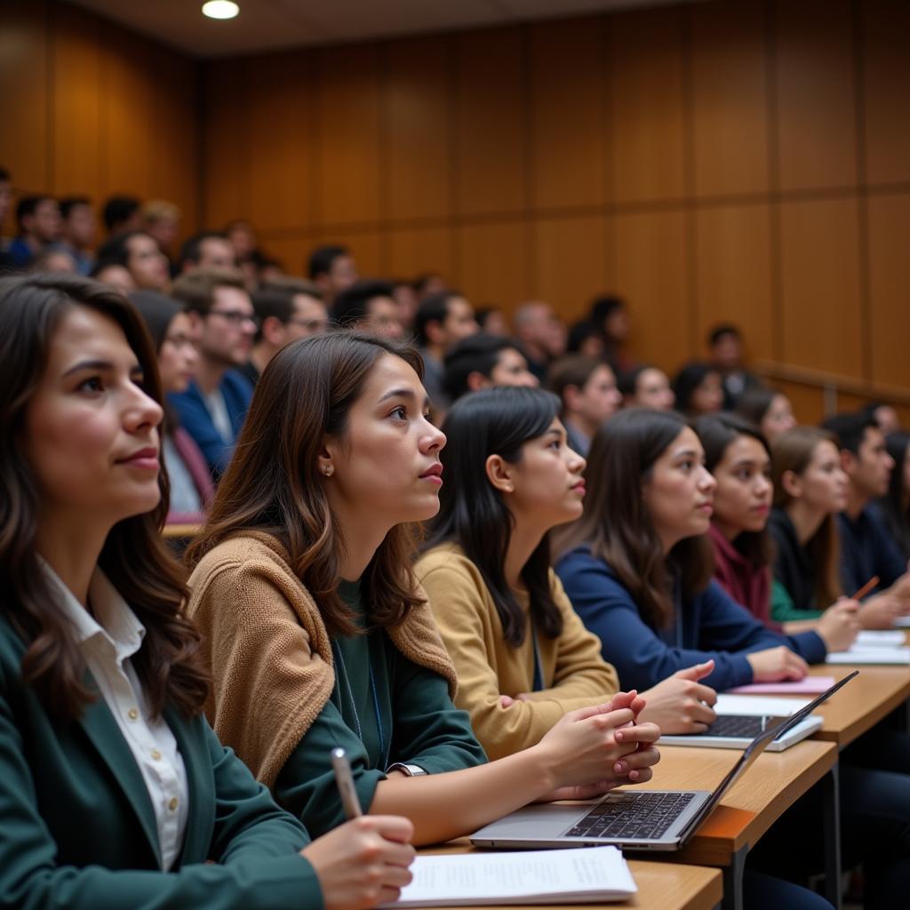 Sinh viên tham gia hội thảo