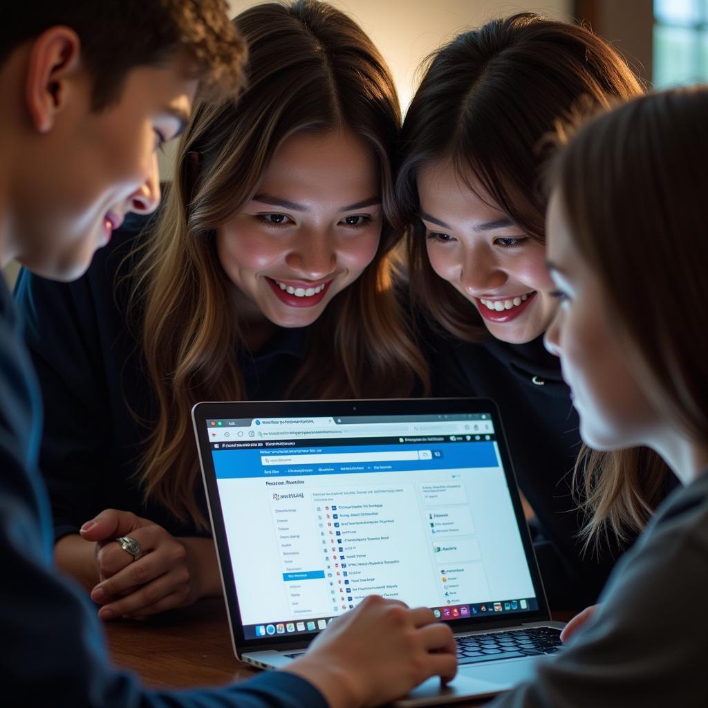 Students Reviewing University Rankings