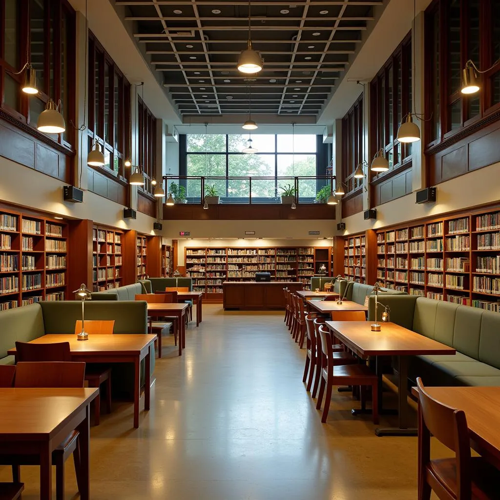 Gia Dinh High School Library - A Tranquil Learning Environment