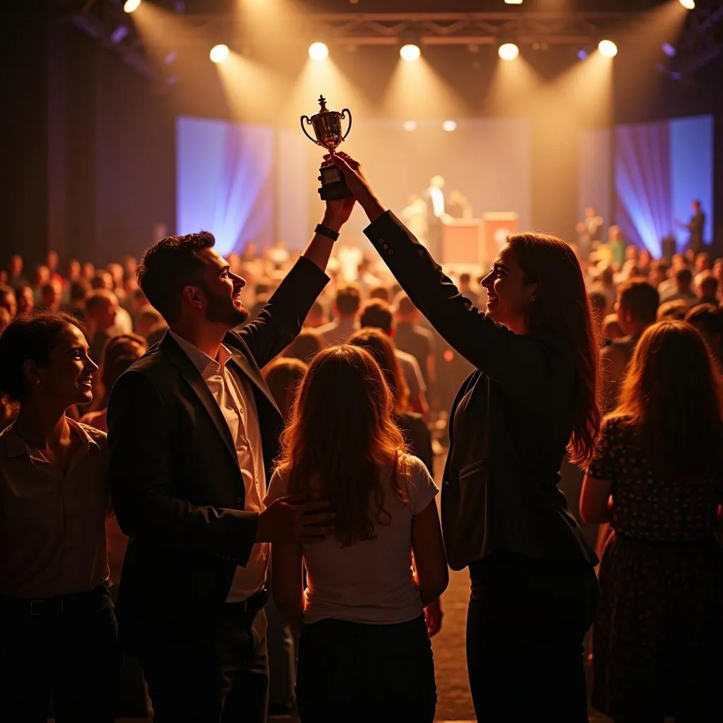 Award Ceremony for the Winning Team