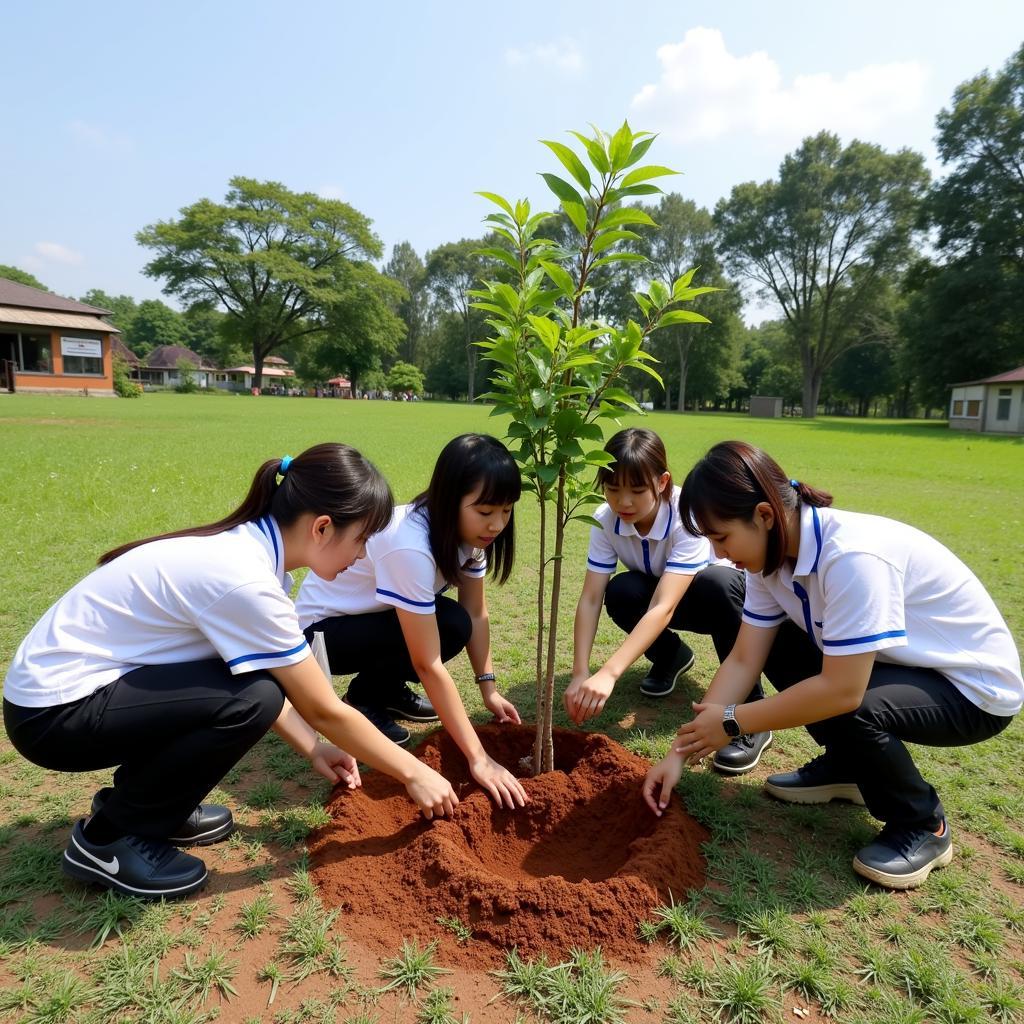 Trồng cây xanh