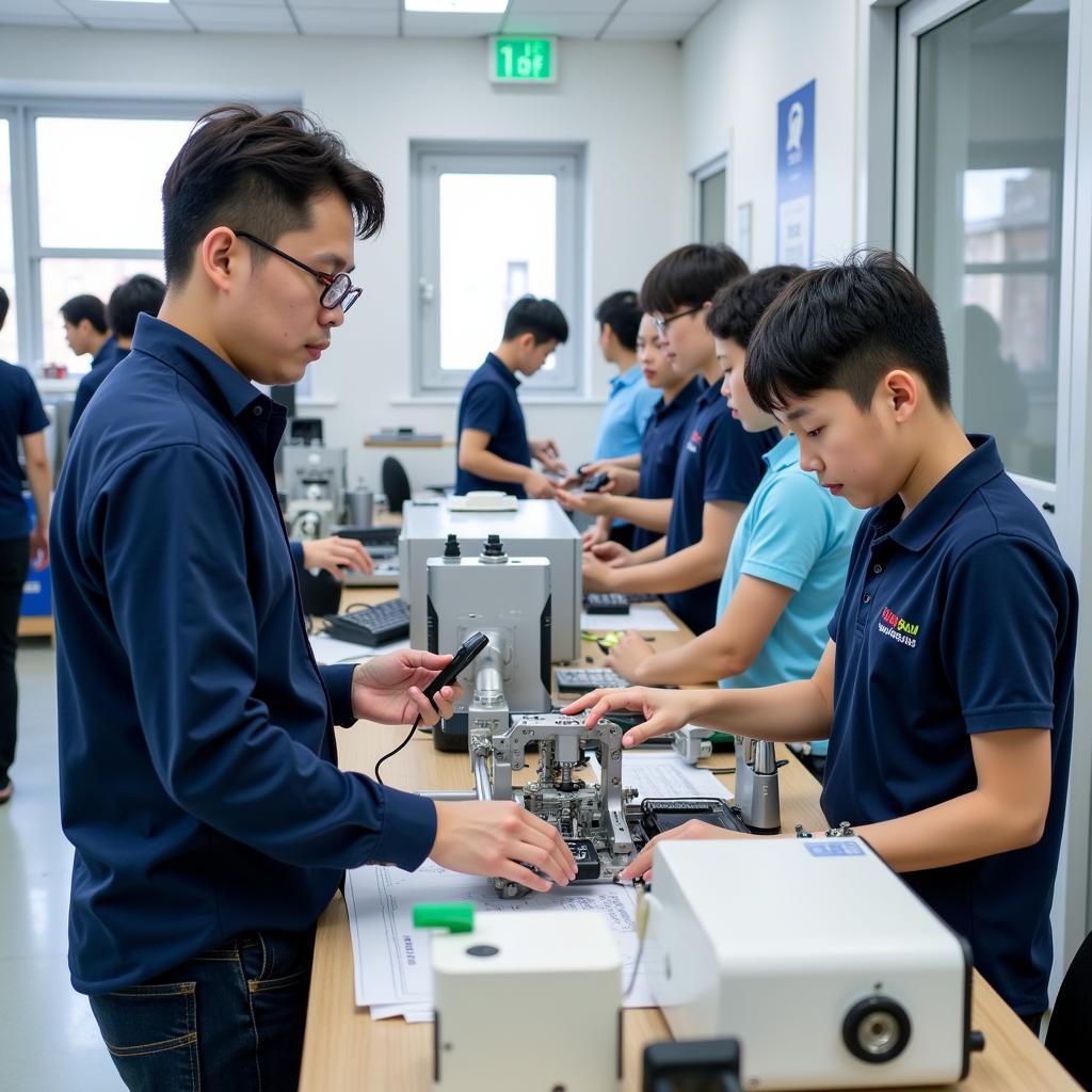 Trường An Automation Lab at Gia Định High School