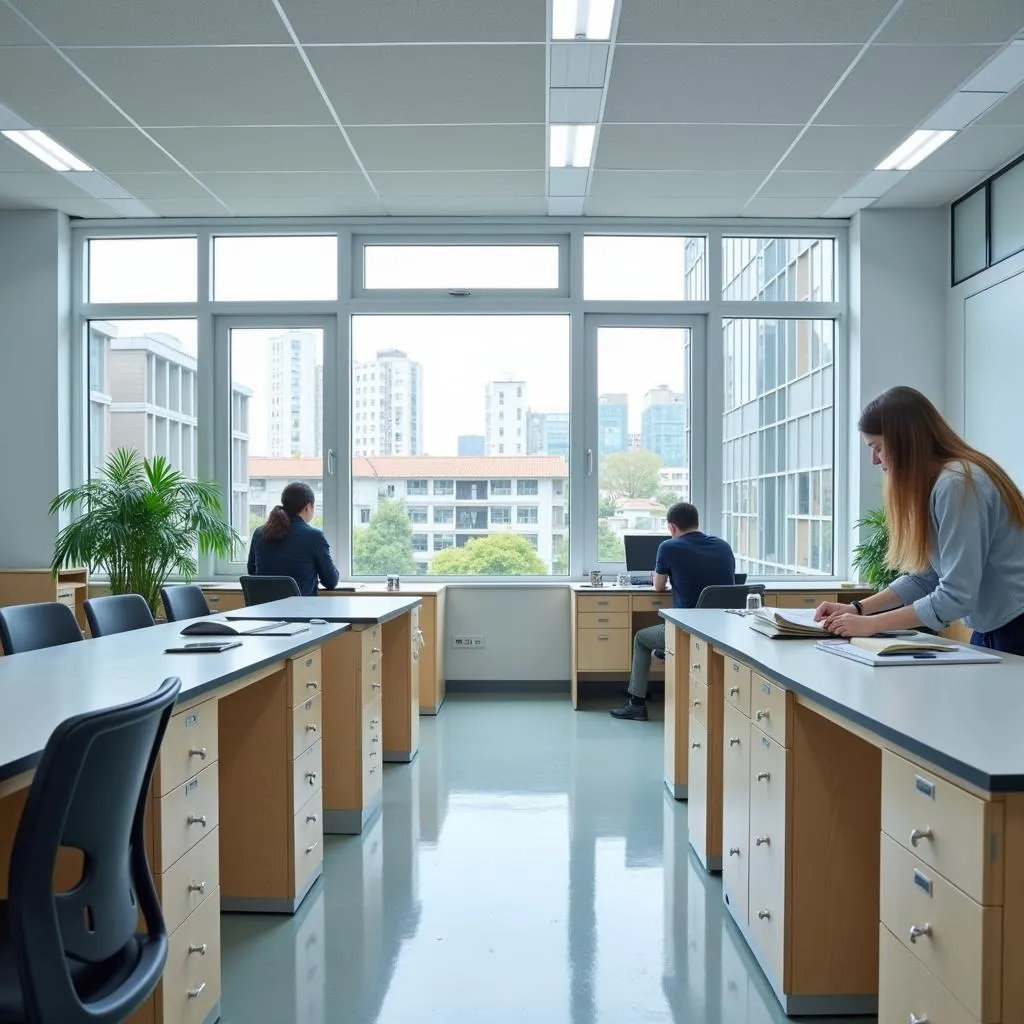 Modern facilities at Lao Cai College