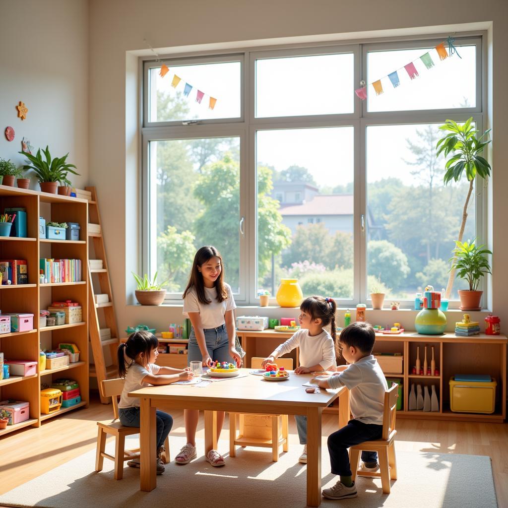 Modern kindergarten in Trung Hoa