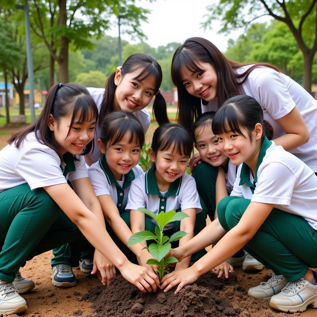 Extracurricular activities at elementary schools in Binh Thanh District