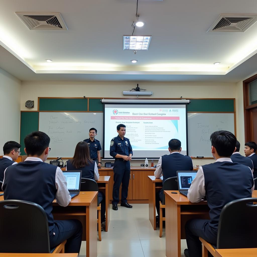 Chương trình đào tạo tại Trường Cao đẳng Cảnh sát Nhân dân 1 Sóc Sơn