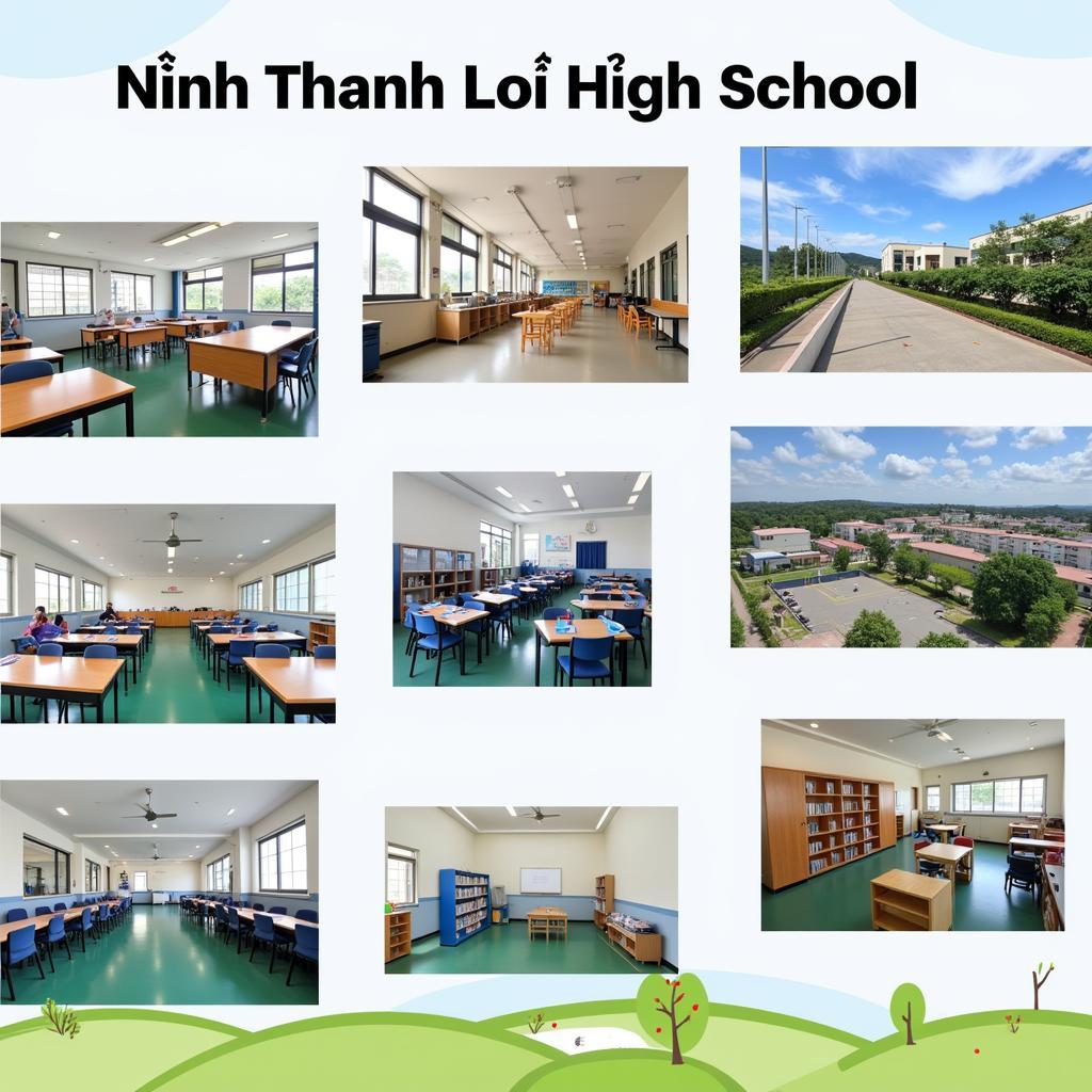 Cơ sở vật chất hiện đại tại Trường THPT Ninh Thạnh Lợi