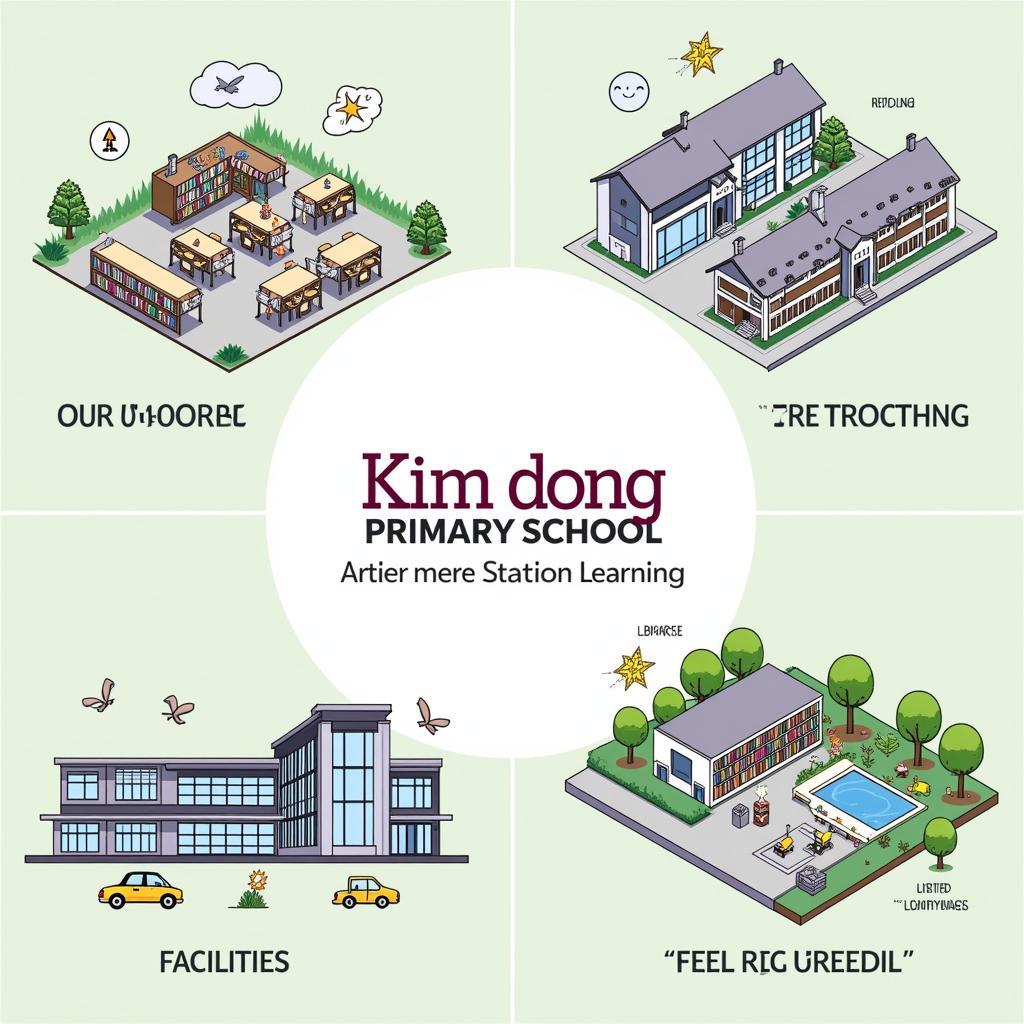 Cơ sở vật chất hiện đại tại trường tiểu học Kim Đồng