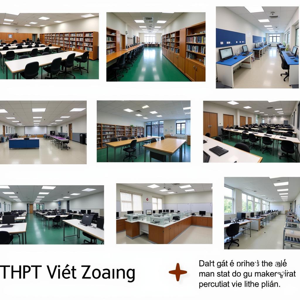 Cơ sở vật chất THPT Việt Hoàng