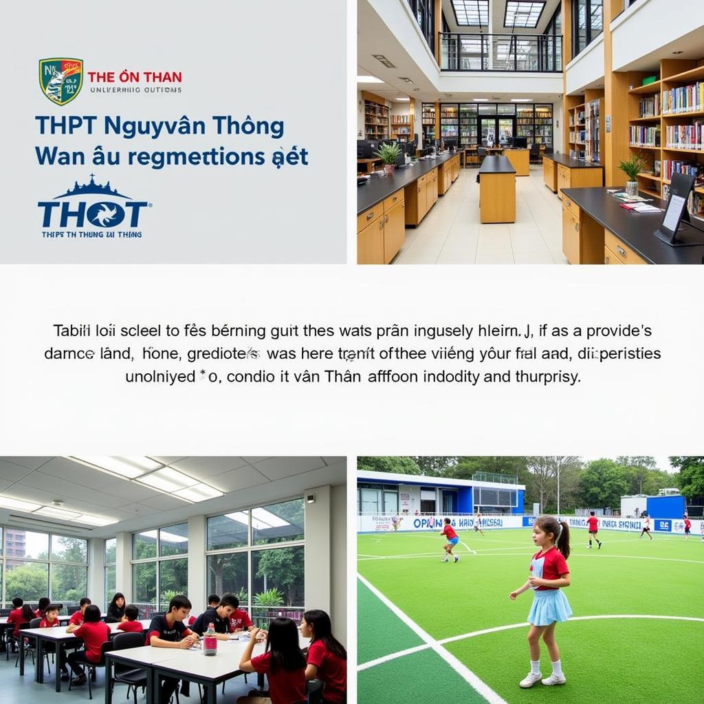 Cơ sở vật chất trường THPT Nguyễn Thông