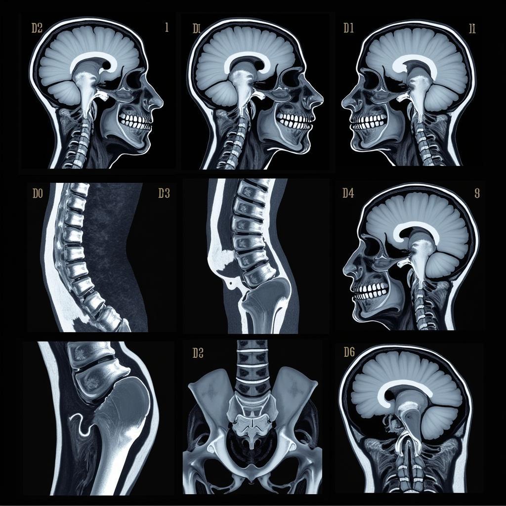 Hình ảnh minh họa máy cộng hưởng từ MRI trong y học