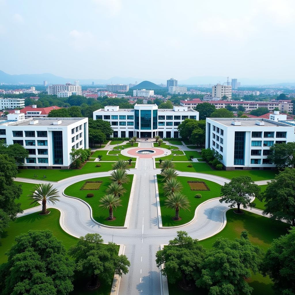 Toàn cảnh Đại học Đông Á