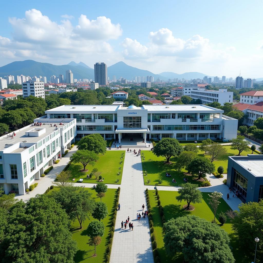 Toàn cảnh trường Đại học Nha Trang