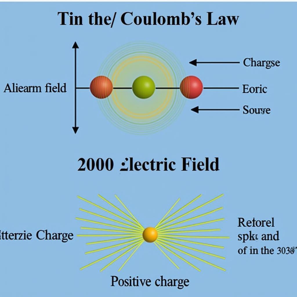 Minh họa Định Luật Coulomb và Điện Trường