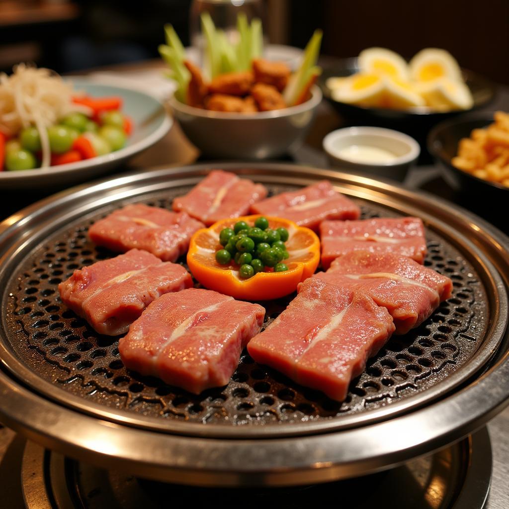 Món ăn hấp dẫn tại Gogi House Trường Sơn