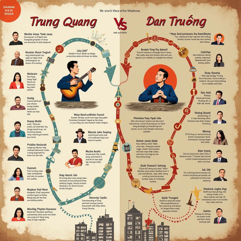 Hành trình của Trung Quang và Đan Trường