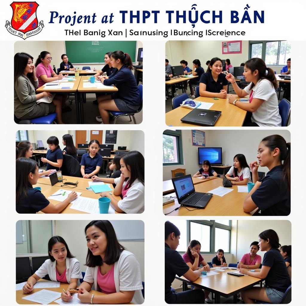 Hoạt động học tập tại THPT Thạch Bàn